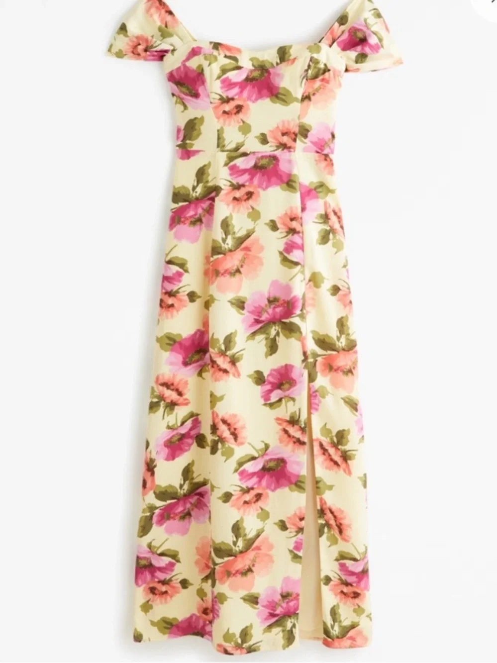 Abercrombie & Fitch - Camille Off-The-Shoulder Maxi Dress